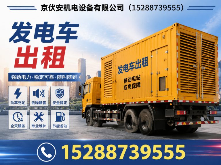 衢州发电车出租展示图